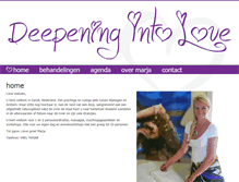 Tablet Screenshot of deepeningintolove.nl